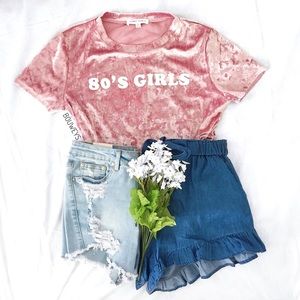 Honey Punch Tops - 80’s Girls Graphic Tee Honey Punch Tops - 80’s Girls Graphic Tee
